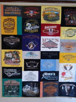 Harley T-Shirt Quilt 
